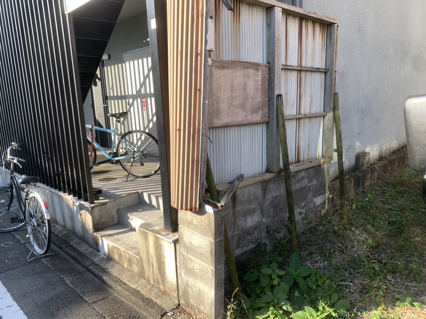 京都市 解体工事 『左京区一条寺東水干町』境界CBブロック塀一部解体撤去